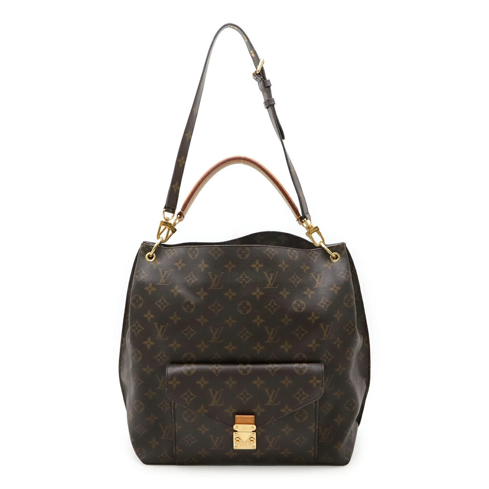 LOUIS VUITTON Monogram Metis Shoulder Bag Hobo Handbag